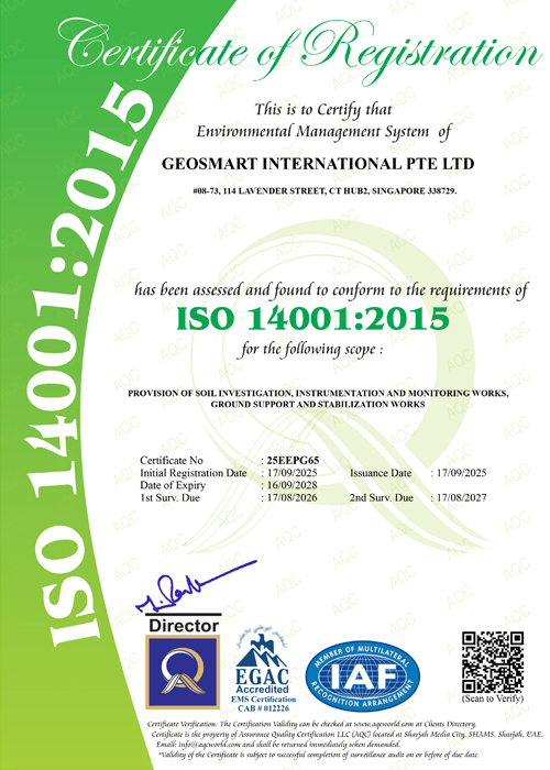 Geosmart - ISO 14001 Certification